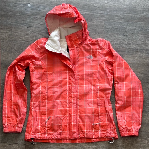 The North Face Rain Jacket - Resolve Plaid Hyvent - Size Medium - Picture 1 of 12